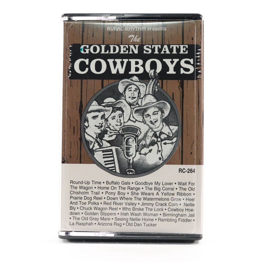 27 Cowboy Favorites - The Golden State Cowboys (Cassette Tape 1995 Rural Rhythm)